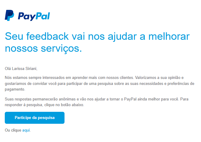 impacto financeiro agradecer cliente fiel