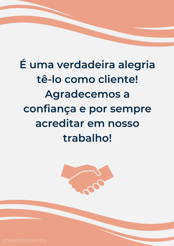 melhores frases de agradecimento cliente fiel para usar