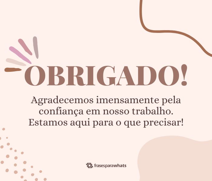 frases de agradecimento cliente fiel para aumentar vendas