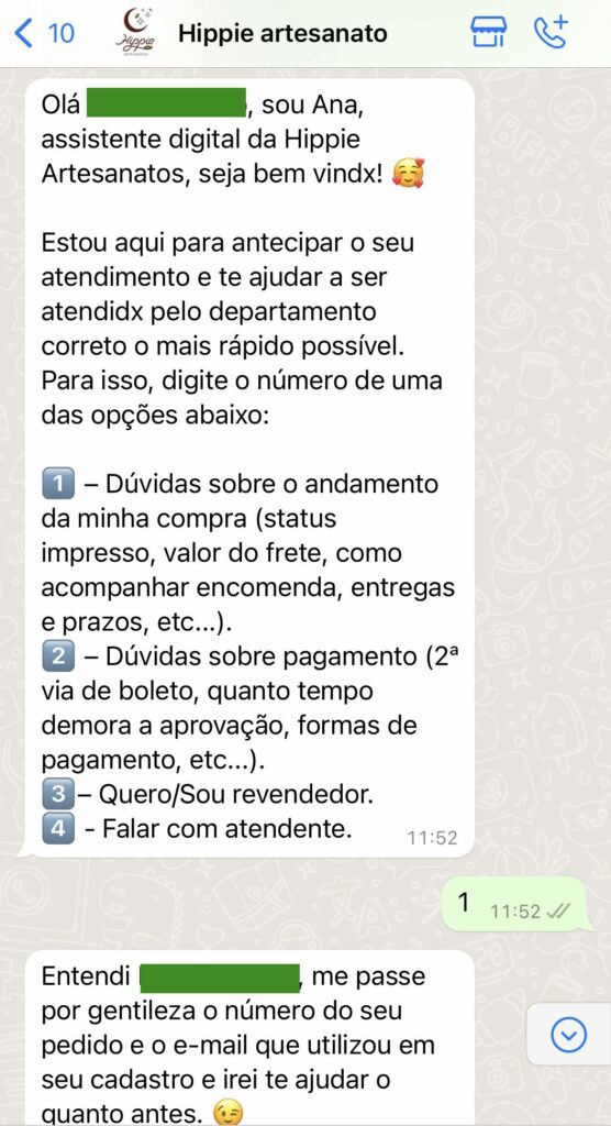 mensagens sms para recuperar carrinho abandonado