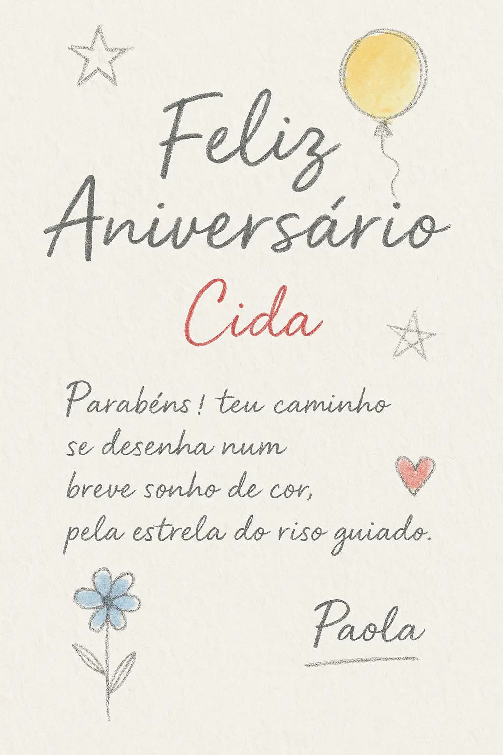 quanto custa enviar mensagem de aniversario personalizada
