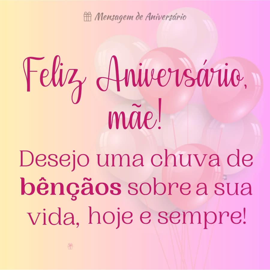 mensagem aniversario mae para filha