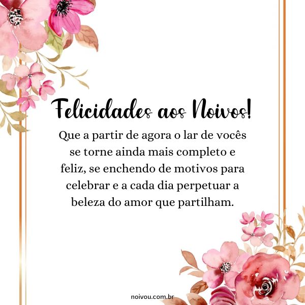 como escrever uma mensagem de casamento