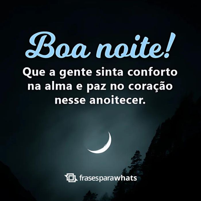 mensagem boa noite inspiracional para amigos