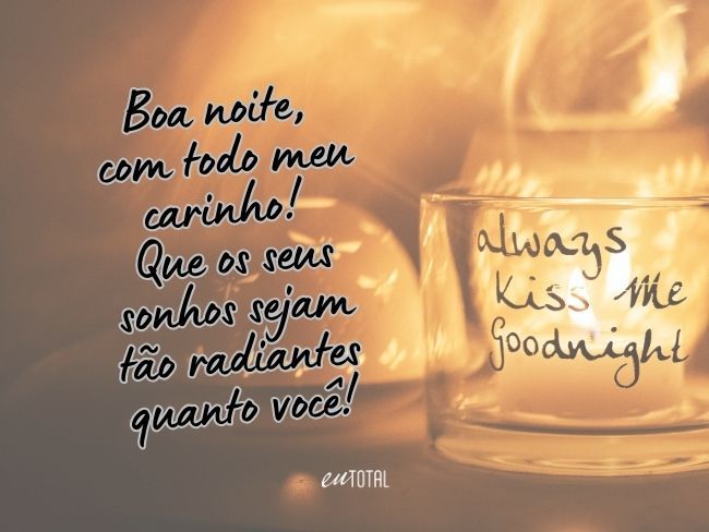 mensagem boa noite com carinho para mãe