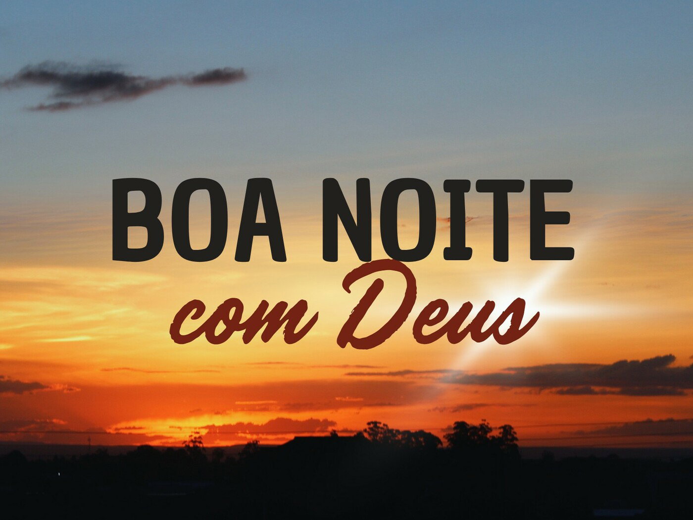 boa noite com Deus e anjos