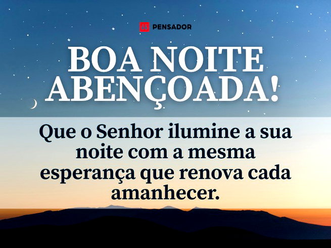 boa noite sono reparador deus