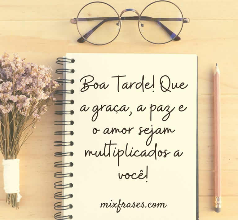 mensagem boa tarde abençoada