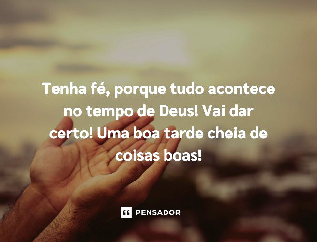 versículo bíblico para boa tarde