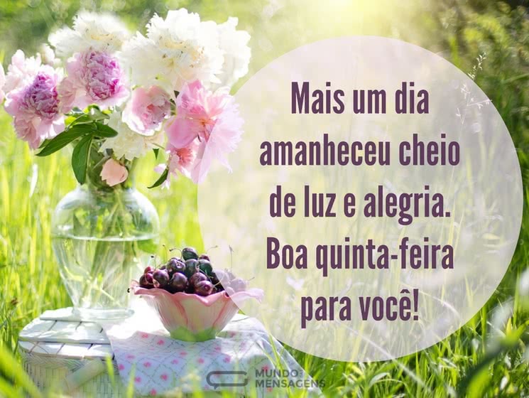 bom dia quinta-feira com versículo bíblico
