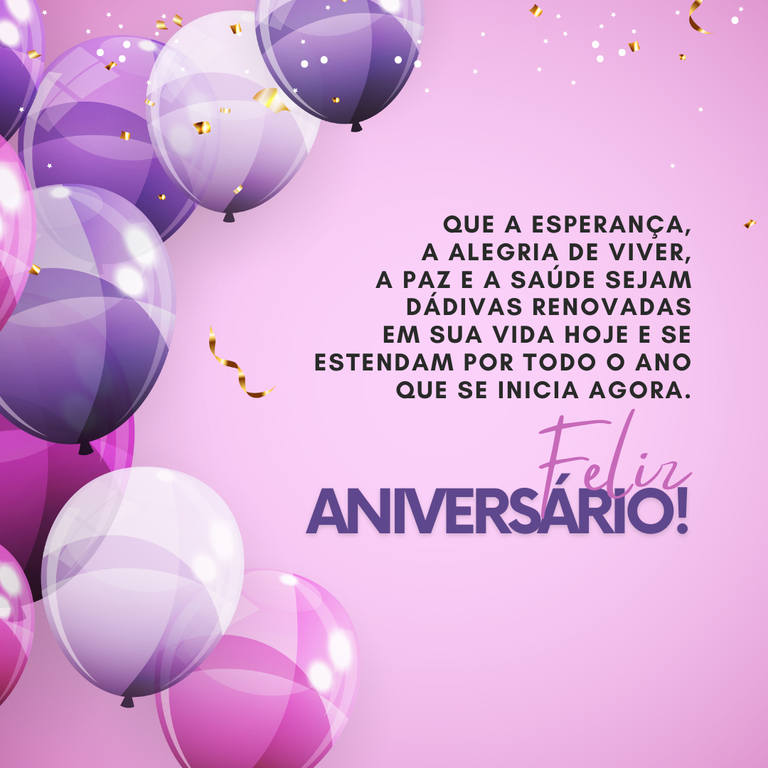 mensagens de feliz aniversário