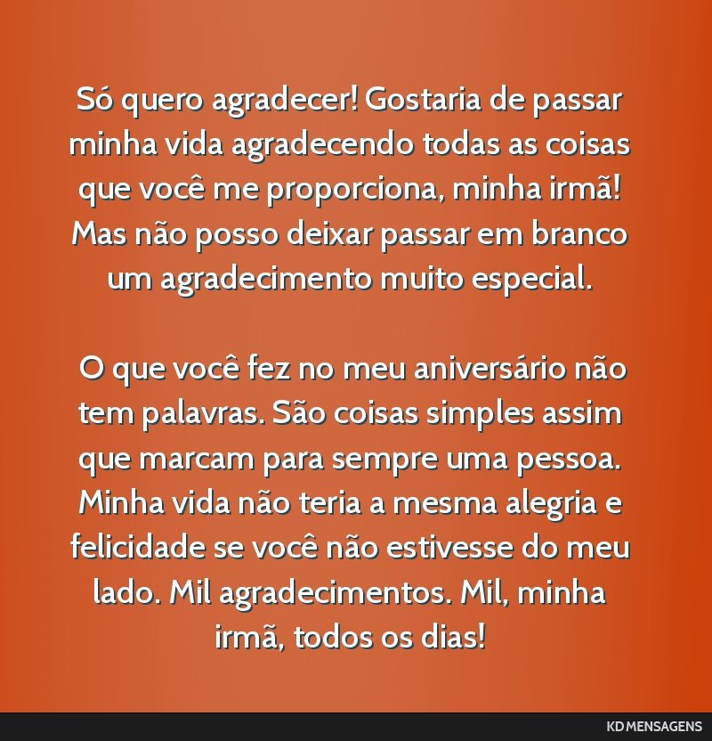 agradecimento de aniversário simples vs elaborado
