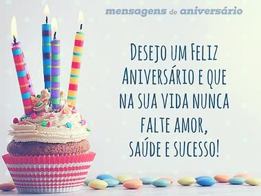 frases de aniversário curtas e bonitas