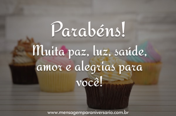 mensagem de aniversário curta para status
