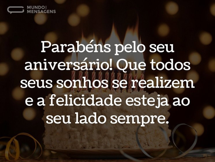 mensagens curtas de aniversário para WhatsApp