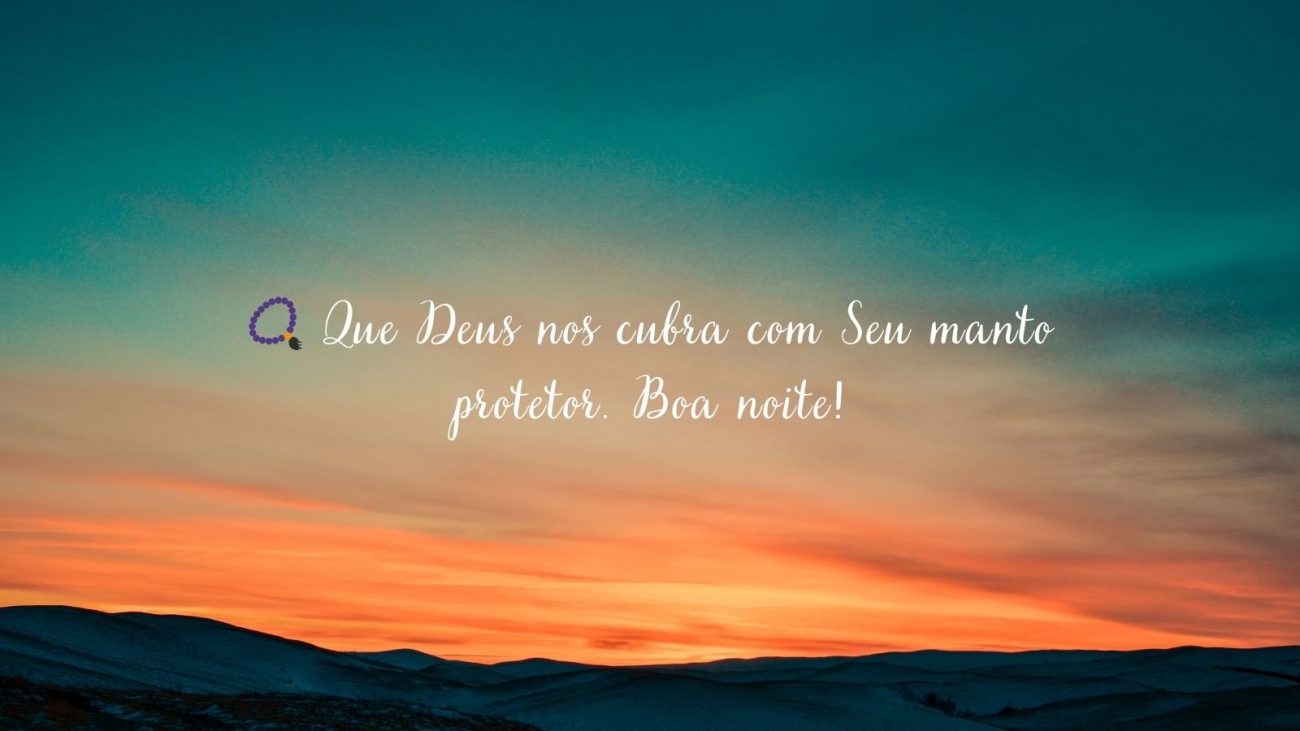 mensagem de boa noite abençoada