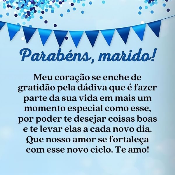 mensagem de agradecimento a deus pelo aniversário do esposo