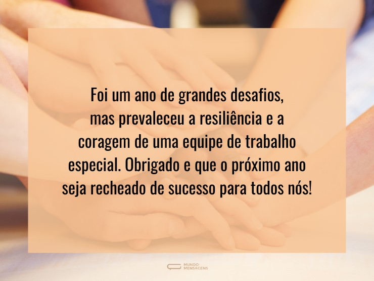 frases para agradecer time