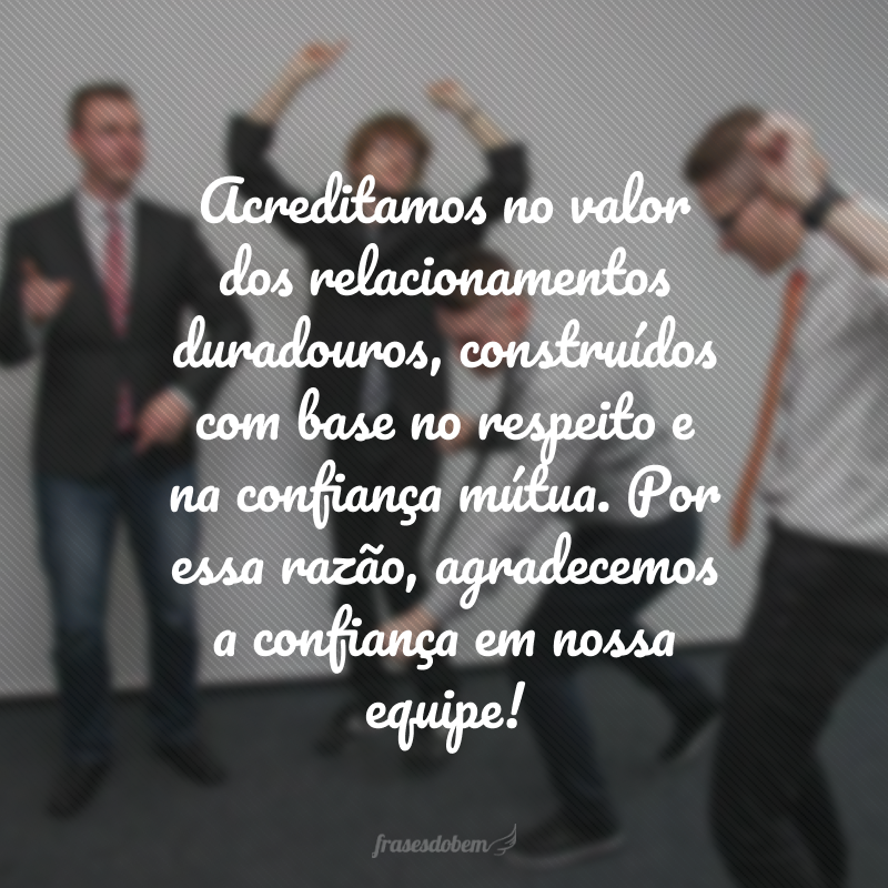 modelos de mensagem de agradecimento para empresas