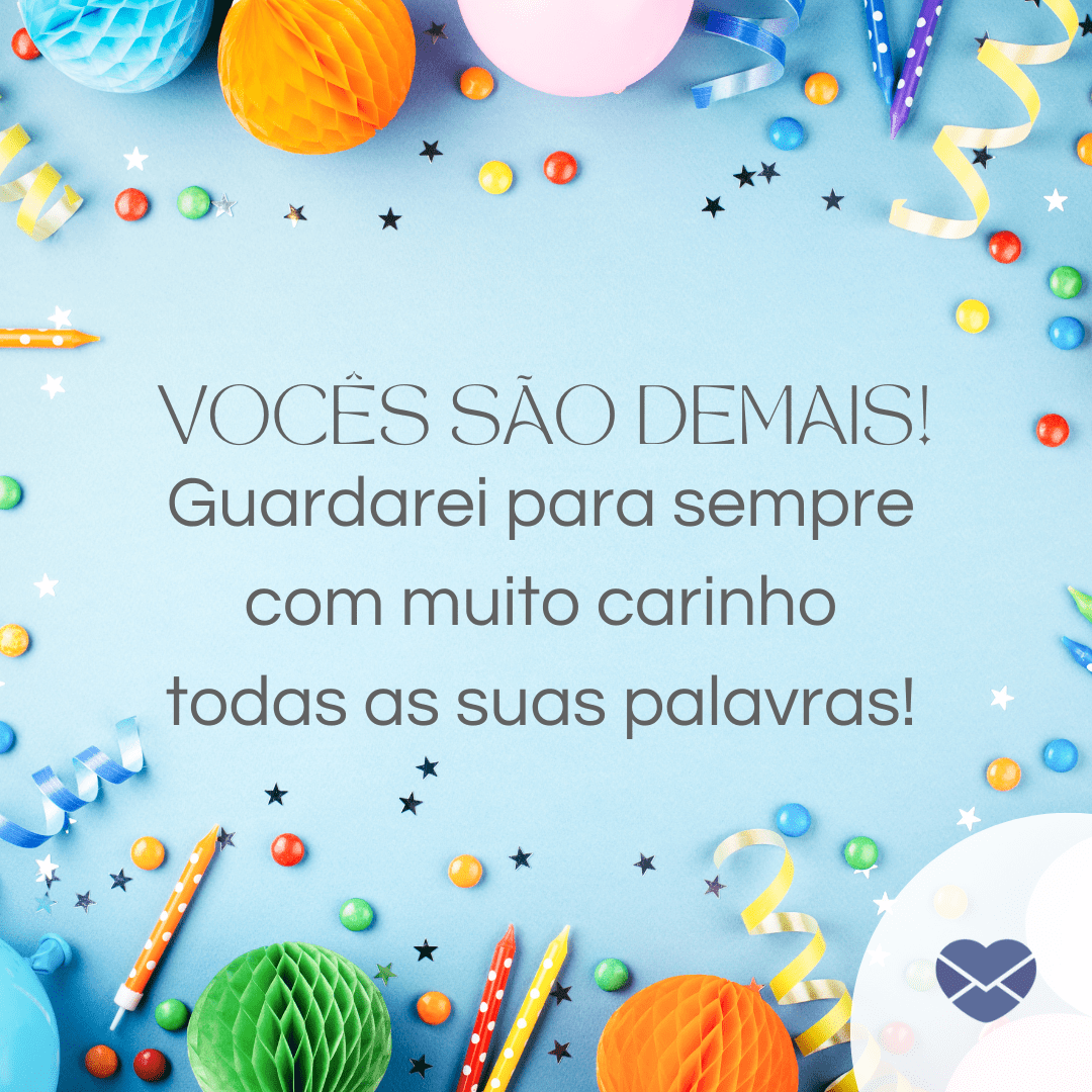 agradecimento de aniversário formal vs informal