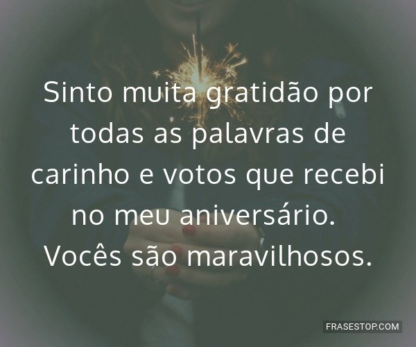 agradecimento aniversário religioso
