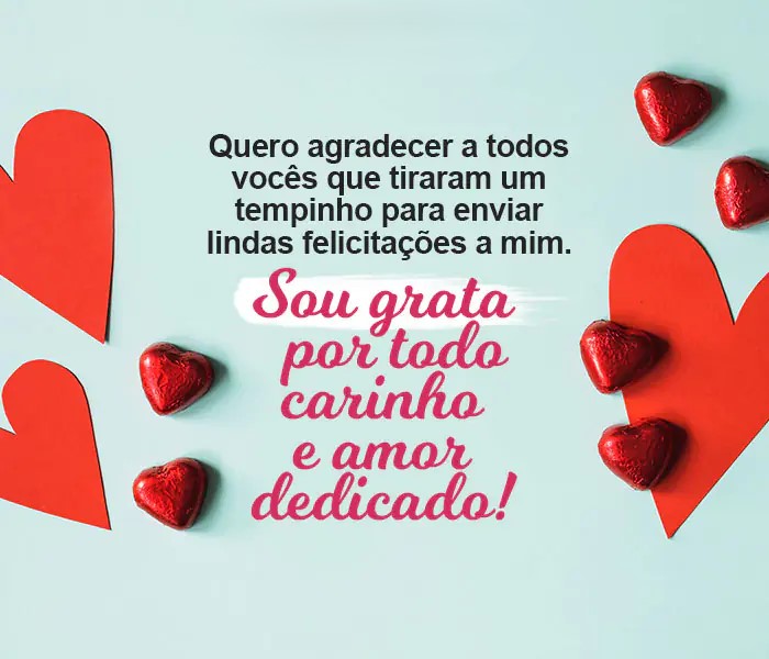 agradecimento aniversário amigo