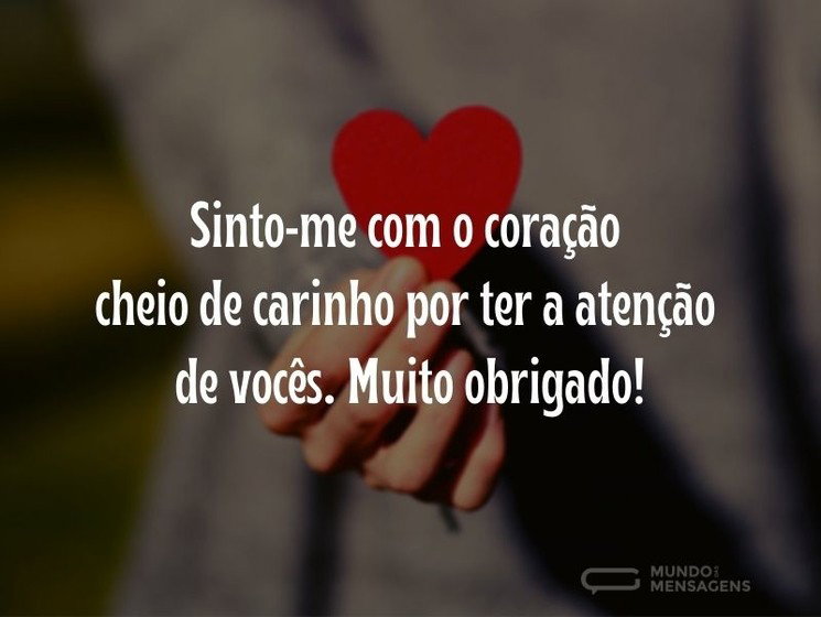 como agradecer carinho em mensagens curtas