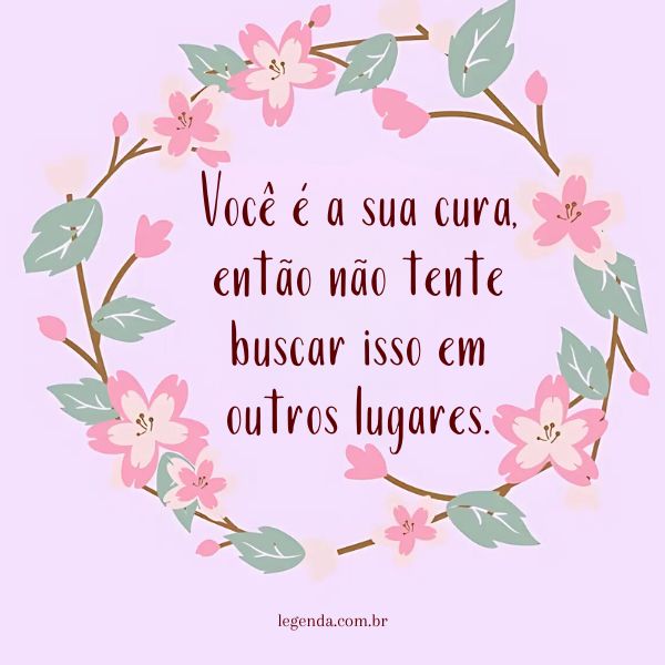 mensagens de amor próprio para status