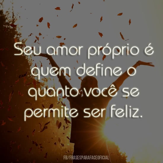 autoestima e amor próprio