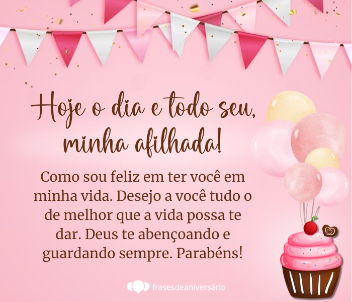 mensagem de aniversário religiosa afilhada