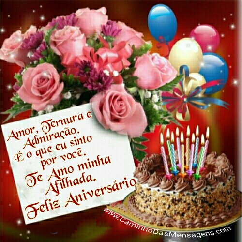 frases para afilhada de aniversário