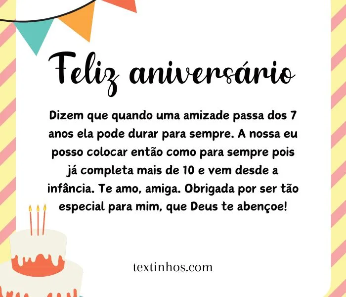 mensagens de aniversário engraçadas para amiga