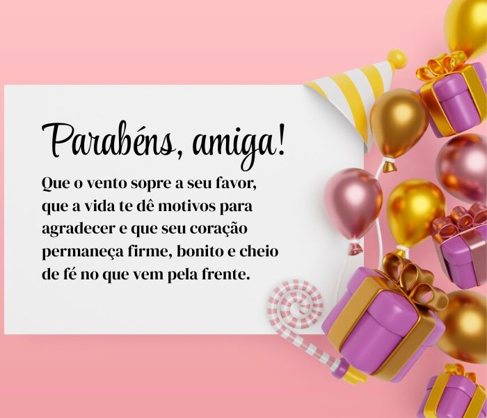 mensagem de aniversário para amiga virtual vs presencial
