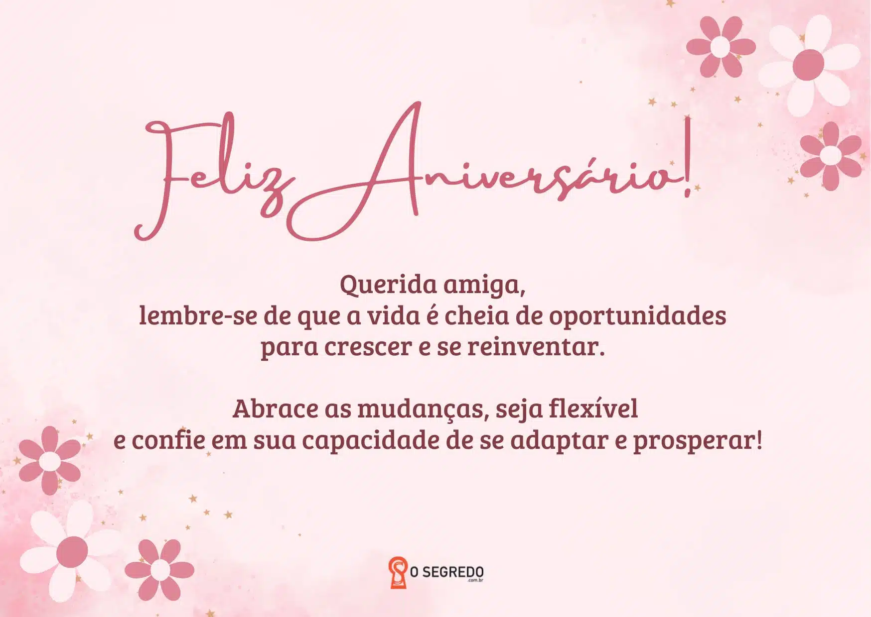 quanto custa enviar mensagem de aniversário para amiga internacional