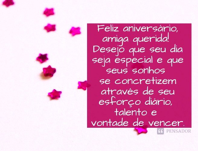 o que não dizer em mensagem de aniversário para amiga
