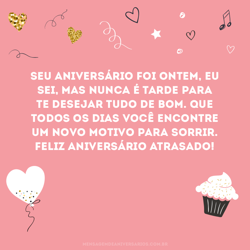 como pedir desculpas por esquecer aniversário