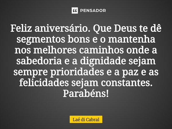 mensagem de aniversário para pai com palavras de deus