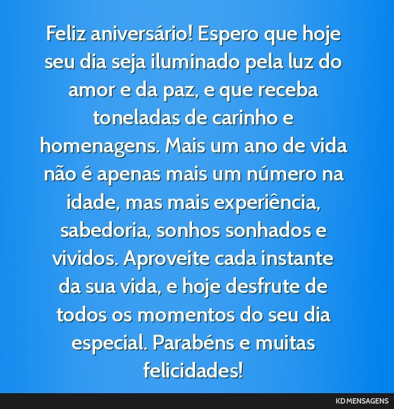 mensagens de aniversário que celebram a vida
