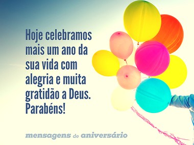 mensagens de aniversário para amigos evangélicos