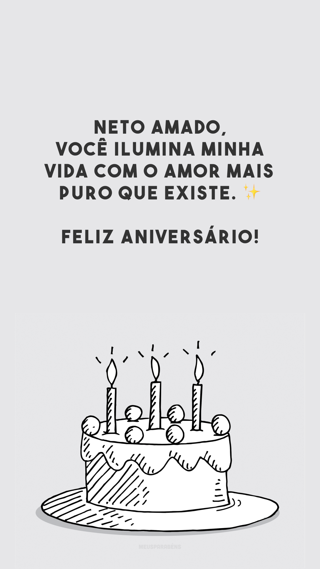 mensagem de aniversário para neto adulto