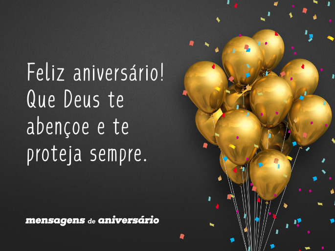 mensagem de aniversário para quem tem fé