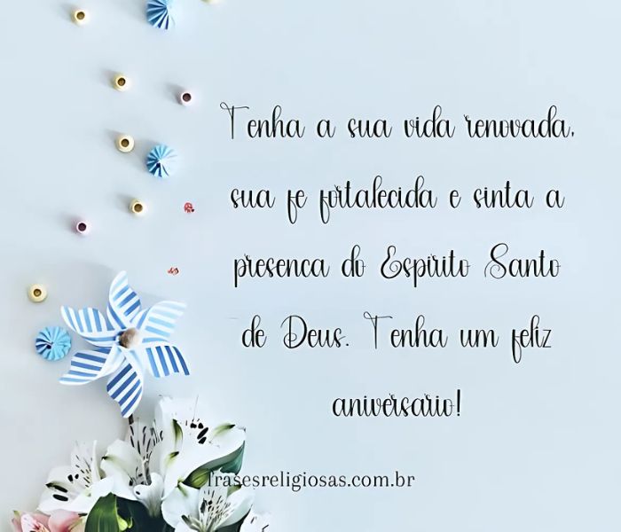 mensagem de aniversário com versículos bíblicos