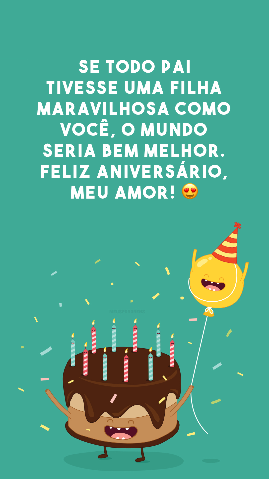 aniversário filha mensagem do pai