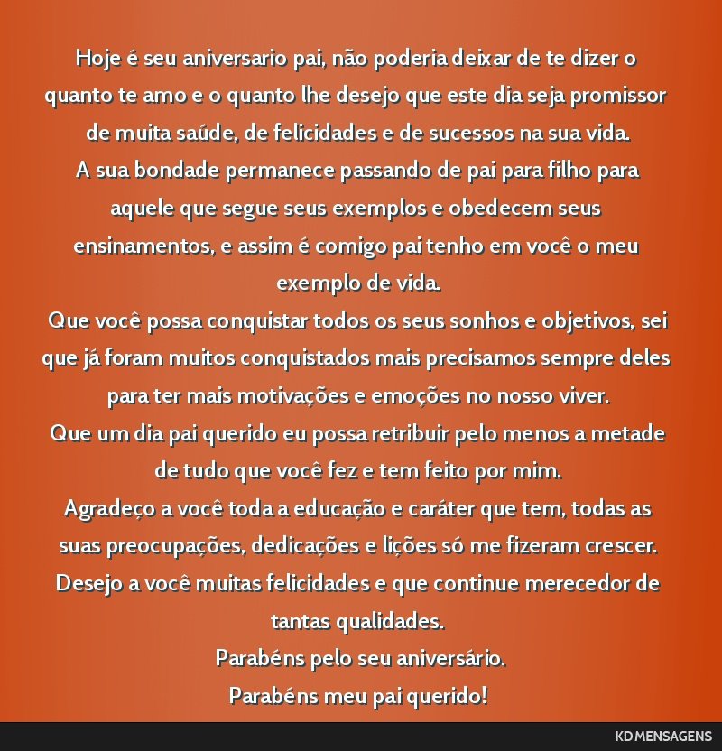mensagem de aniversário para filho com palavras de orgulho