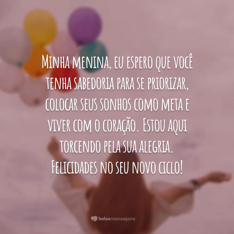 mensagem de aniversário emocionante para sobrinha pequena