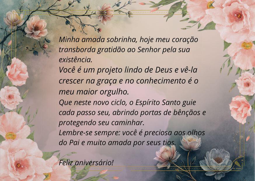 mensagem de aniversário evangélica