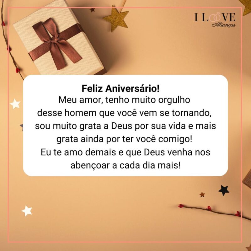mensagens curtas de aniversário para marido