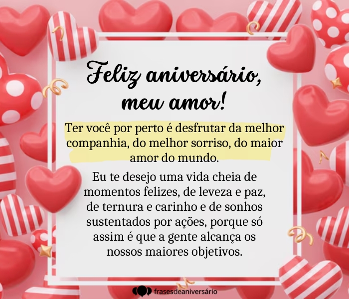 mensagens românticas de aniversário para namorado