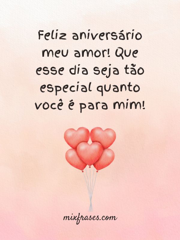 mensagem de aniversário para namorado à distância