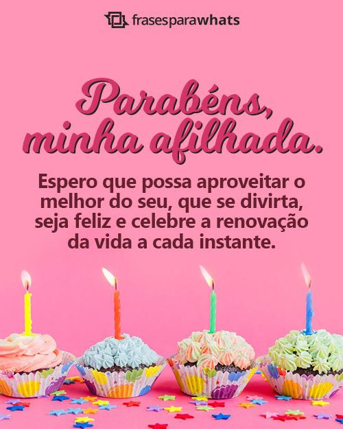 mensagem de aniversário para afilhada de 15 anos